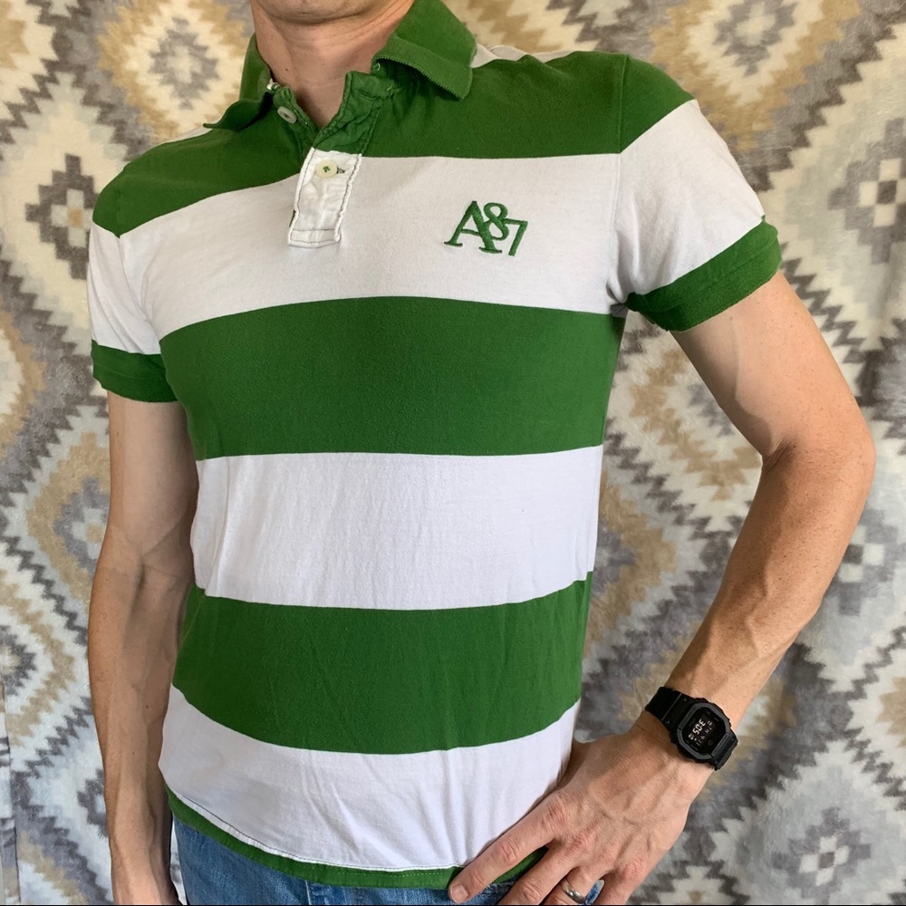 Aeropostale 87 Striped Polo